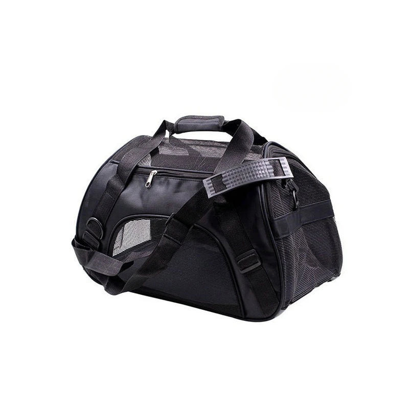 Portable Pet Carrier Bag - Breathable Mesh Travel Bags for Small Dogs, Cats & Puppies