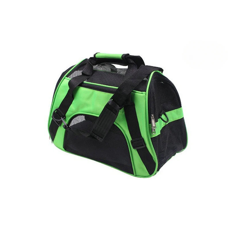 Portable Pet Carrier Bag - Breathable Mesh Travel Bags for Small Dogs, Cats & Puppies