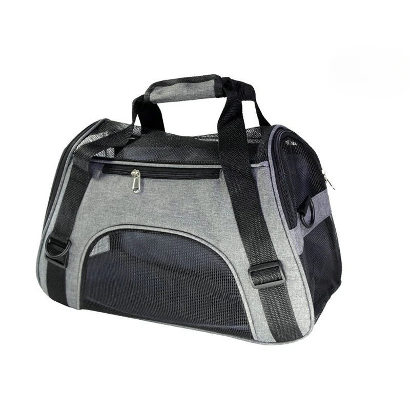 Portable Pet Carrier Bag - Breathable Mesh Travel Bags for Small Dogs, Cats & Puppies
