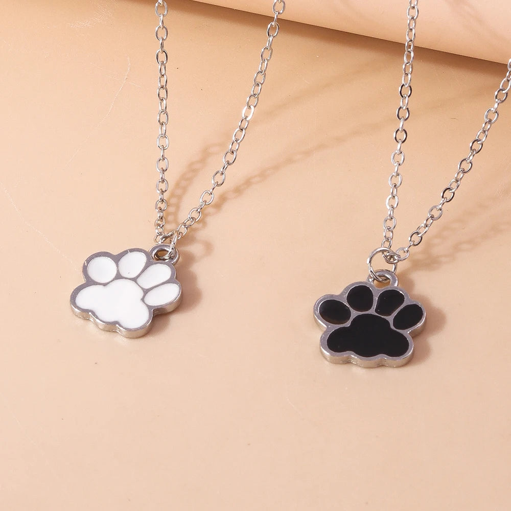 Kuro & Shiro Paw Necklace