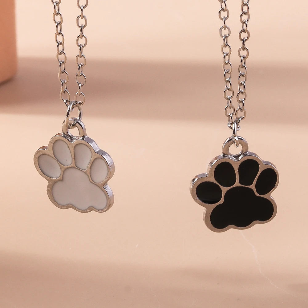 Kuro & Shiro Paw Necklace