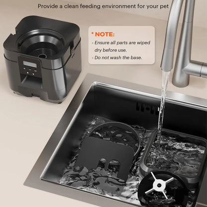 2L Smart Pet Feeder - Automatic Cat Feeder & Dog Slow Food Machine With Timed Quantitative Automatic Dispenser & Bowl