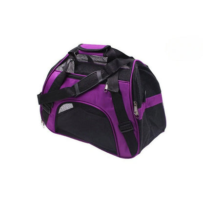 Portable Pet Carrier Bag - Breathable Mesh Travel Bags for Small Dogs, Cats & Puppies