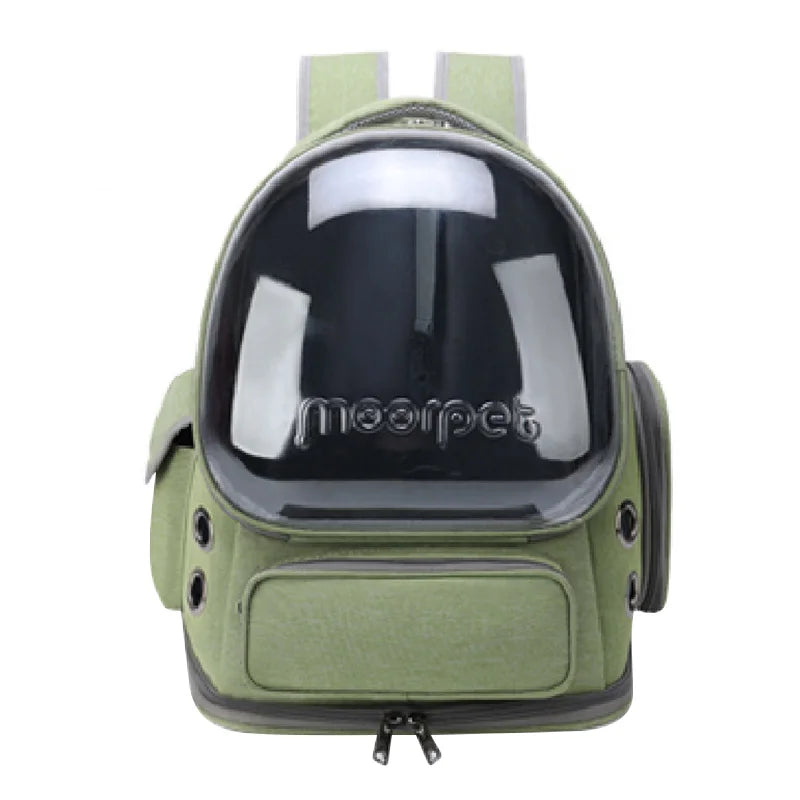 Transparent Pet Cat Carrier Bag - Outdoor Travel Backpack for Cats & Small Dogs - Breathable Carrying Bag Pet Supplies