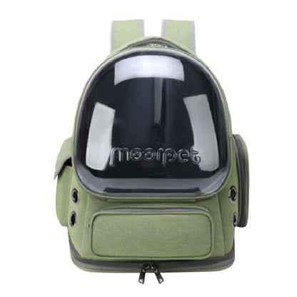 Transparent Pet Cat Carrier Bag - Outdoor Travel Backpack for Cats & Small Dogs - Breathable Carrying Bag Pet Supplies