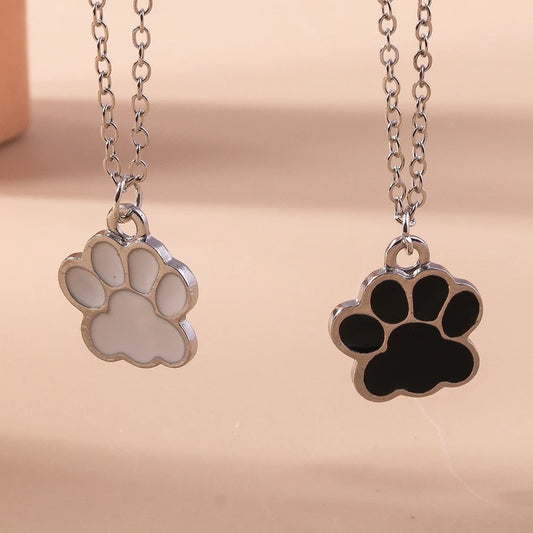 Kuro & Shiro Paw Necklace